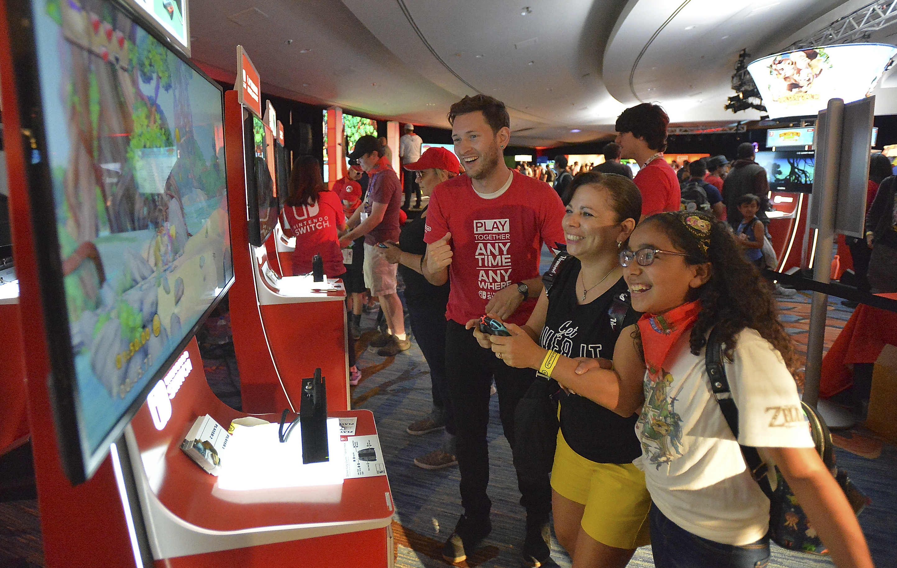 Photos of Nintendo's Comic-Con Booth